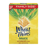 Nabisco Wheat Thins reduced fat snack crackers, 100% whole grain Full-Size Picture